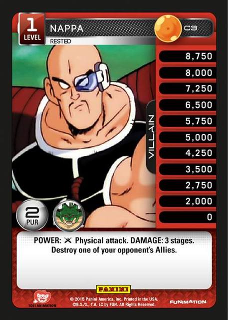 Nappa, Rested